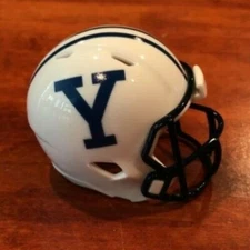 Yale Bulldogs custom pocket pro helmet FCS