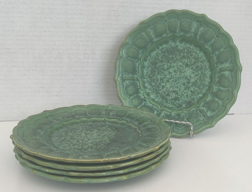 Kanonfina Grona Assietter Gefle Arthur Percy Model W Fruit Plates
