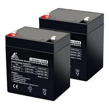 12V 5AH SLA Battery Replacement for Enduring 6-DW-5 - 2 Pack