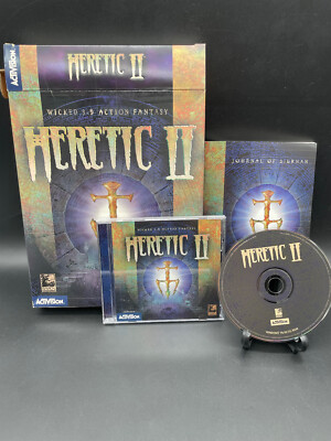Heretic II / 2 - English - PC CD-ROM - BIG BOX - TOP Zustand # USK 18