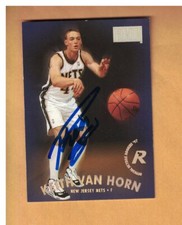 KEITH VAN HORN AUTOGRAPHED 1997-98 SKYBOX PREMIUM ROOKIE CARD NEW JERSEY NETS