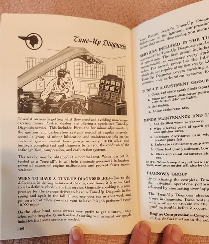 1953 Pontiac Owners Manual User Guide Reference Operator Book Pristine Condition - Picture 8 of 8