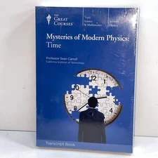 Mysteries of Modern Physics Time Transcript Book By Sean Carroll NEW SEALED
