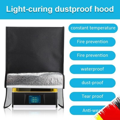 Light Curing Dust Blackout Cover Soundproof Hood for Phrozen Sonic Mighty 4K