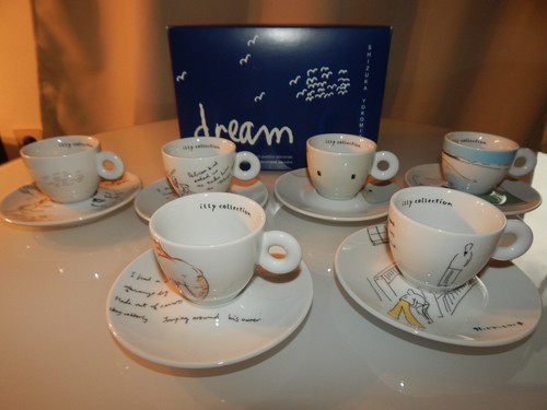 Illy COLLECTION (Rosenthal) Shizuake Yokomizo Dream 2003 6 Espressotassen in OVP