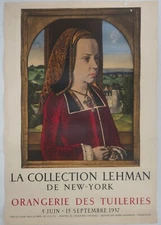 [ART POSTER] LEHMAN Collection: Portrait #Musée de l'Orangerie (Paris), 1957