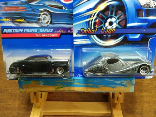 Hot Wheels #954 Tail Dragger Pinstripe & #169 Talbot Lago NIP - Picture 3 of 10