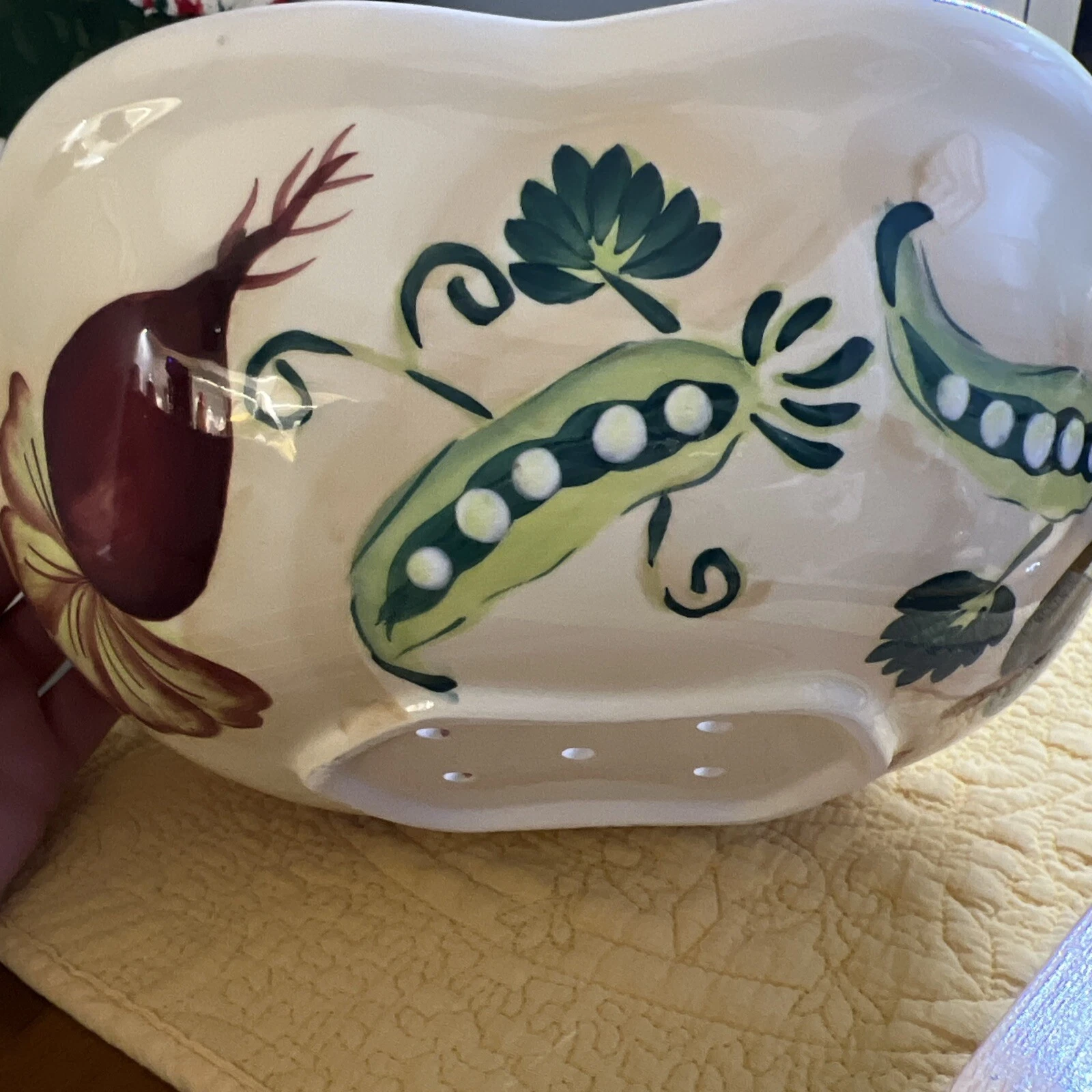 Hand Painted Vegetable Strainer