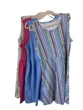 Girls XXL 18 , XL 14-16 Wonder Nation Dress Lot Of 4