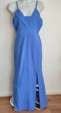 New Look Ladies Evening Wedding Party  Blue Maxi Long Dress UK 10 