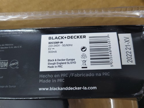 BLACK+DECKER BDCS36F-IN Li-Ion Cordless Screwdriver Kit with 10 Screwdriver Bits - Picture 7 of 13