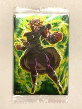 Broly - 18 R - Dragon Ball Wafer / Itajaga Card Sealed Japanese
