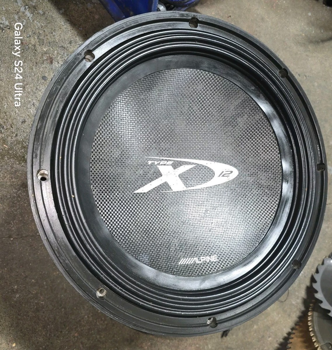 Alpine Type X 12 SWX-1242D DUAL 4 OHM DVC Subwoofer for PARTS