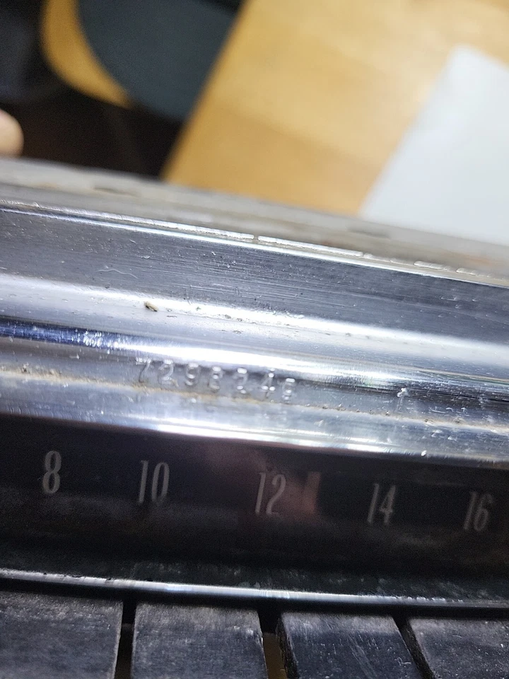 1967 - 1968 Vintage Oem Delco AM Radio 7298249 Chevrolet Camaro Pontiac Firebird - Image 4 of 4