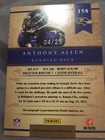 Anthony Allen Autographed Panini Gold Rookie Card — photo 2