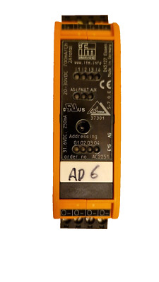 IFM Electronic AC2251 AS-Interface Schaltschrankmodul SmartL25 4DI 4DO T C