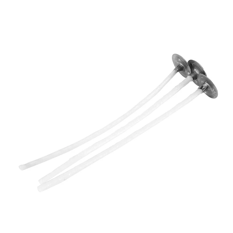 100 Stoppini In Legno Per Candele Con Base – Kit Fai Date, Ecologici, 13 Cm - 6