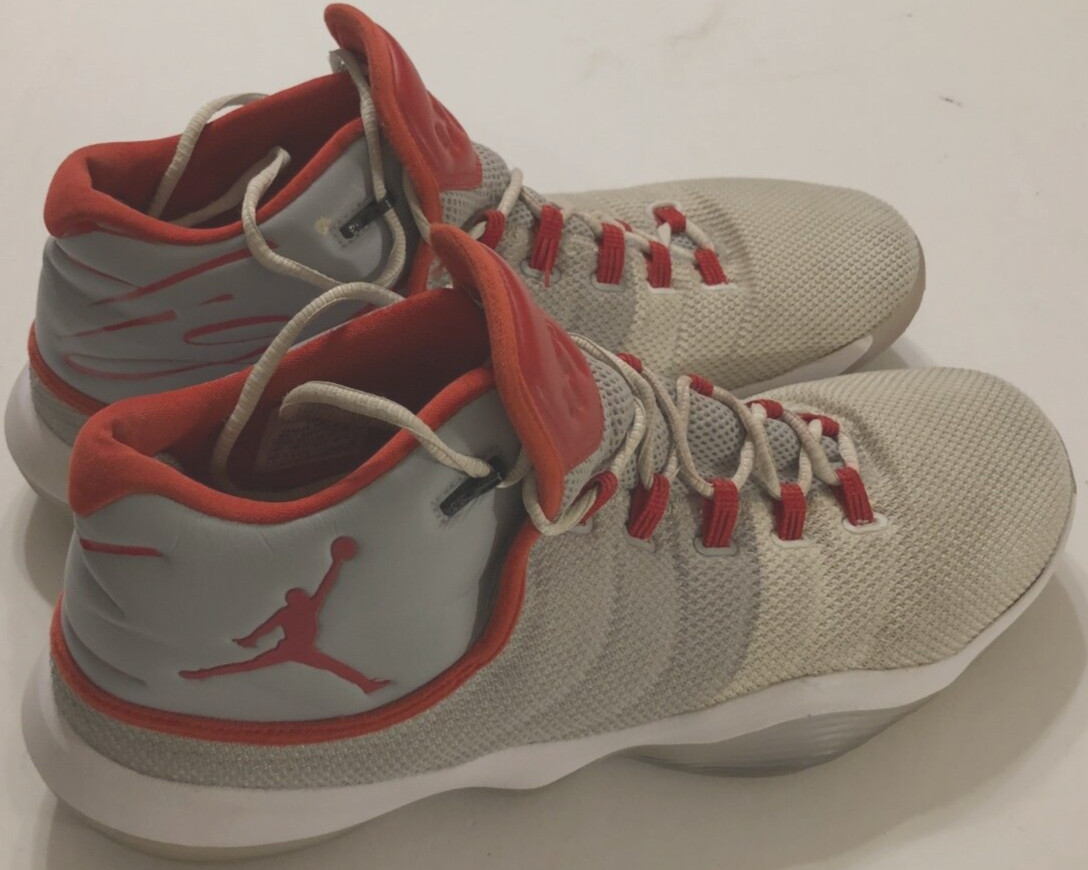 Nike Air Jordan Super Fly 2017 Basketball Grey Red 848801 PC Low Promo Shoes 16 thumbnail 4