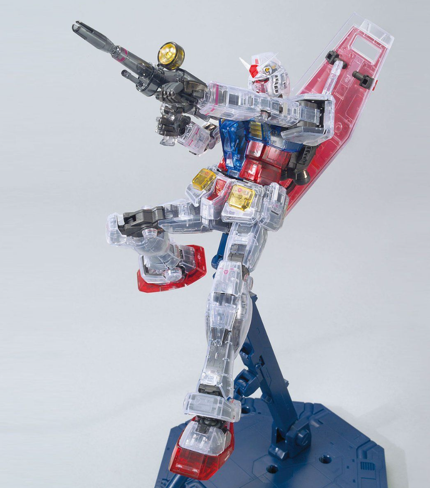 ロボット MG RX-78-2 GUNDAM Ver.3.0 CLEAR COLOR Complete! RX-78-2 3.0 Gundam Base Clear Edition : r/Gunpla