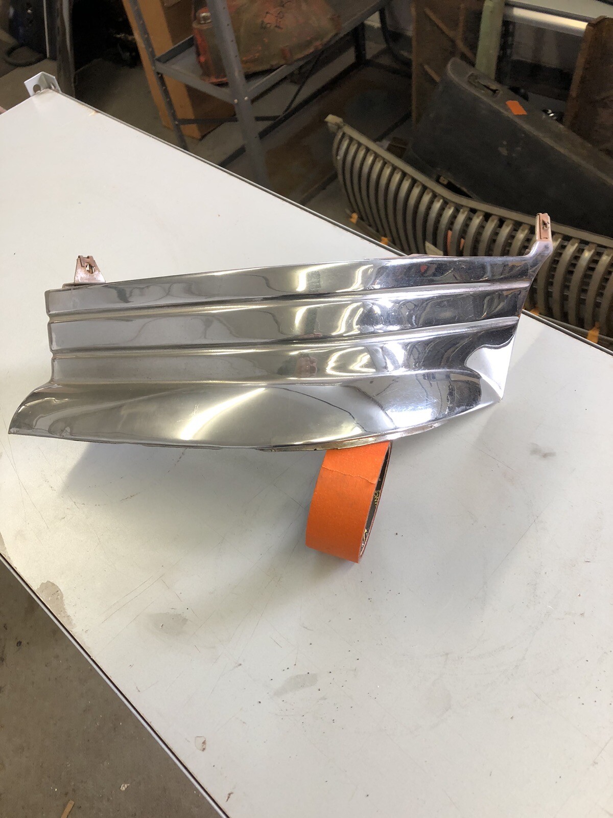 1950 Cadillac Front Fender Grill Skirt Passengers Side eBay