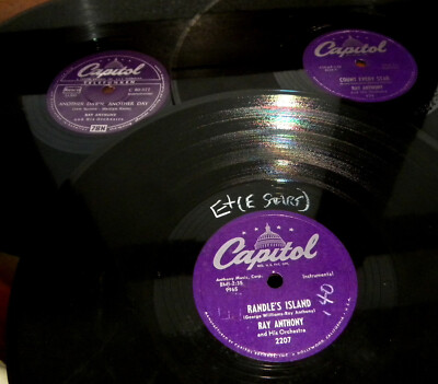 E047/ RAY ANTHONY-Strutter ball-Swing-JAZZ-Sonderangebot 3 Stk. 78rpm Schellack