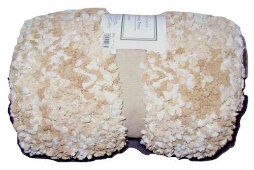 Kohls Coperta Ultra Morbida Micro Bubble Throw Beige Avorio Tan Crema Grano 50X60 - Foto 5 di 6
