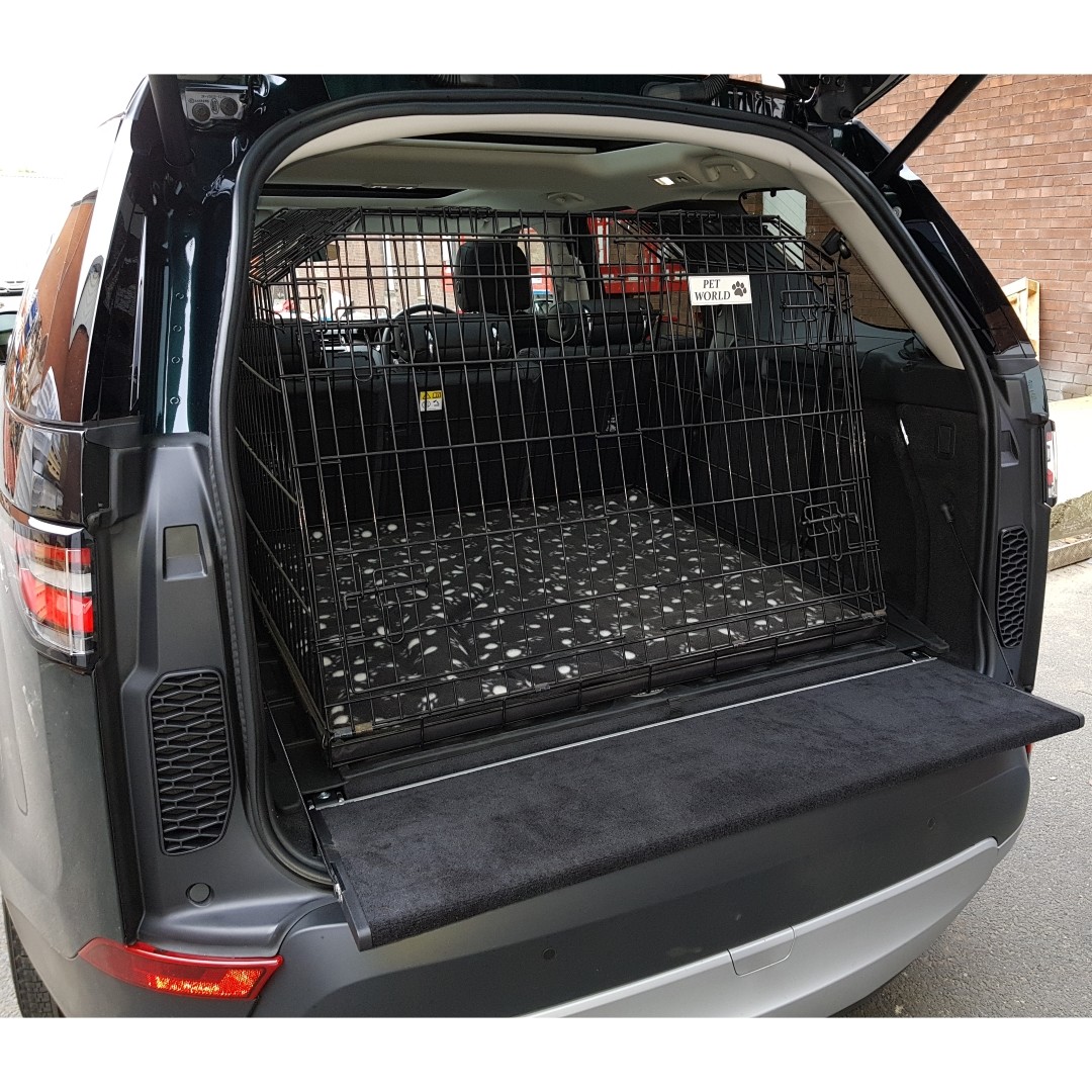 LAND ROVER DISCOVERY 5 Sloping Dog pet puppy travel training cage crate