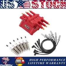 For 2001-2010 Dodge Grand Caravan Ignition Coil & Spark Plugs & Wires 68017712AB