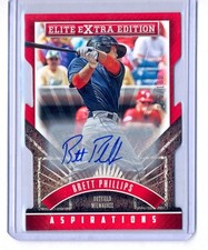 2015 ELITE EXTRA EDITION BRETT PHILLIPS RC AUTO AUTOGRAPH #96/100