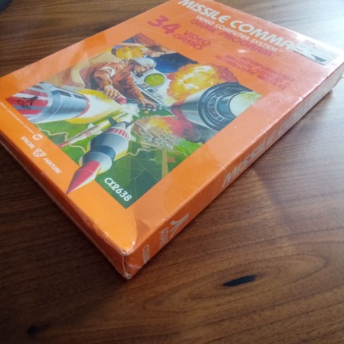 Missile Command Atari 2600 CX2638 Hangtab Factory Sealed Brand New Vintage 1980 - Picture 4 of 4