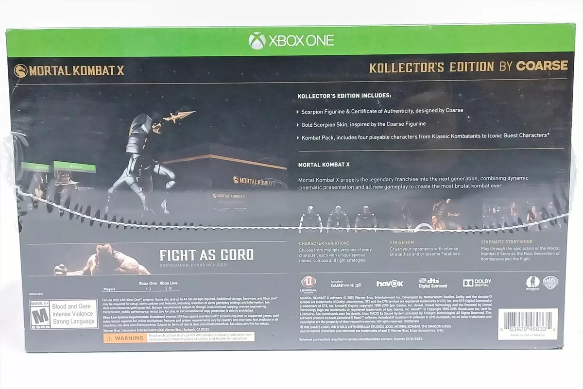 Mortal Kombat X (Kollector's Edition) by Coarse for Xbox One