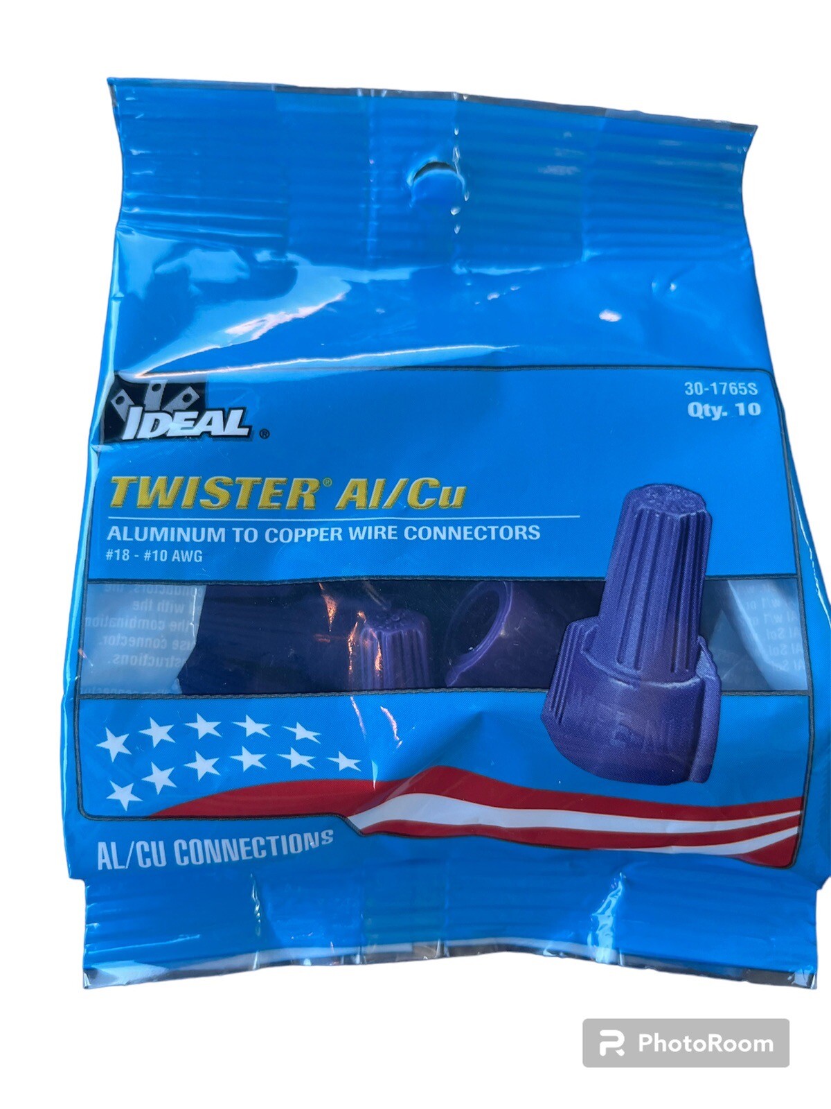 Ideal Twister Al/Cu Wire Nut Connector Pack of 10 Purple 301765S