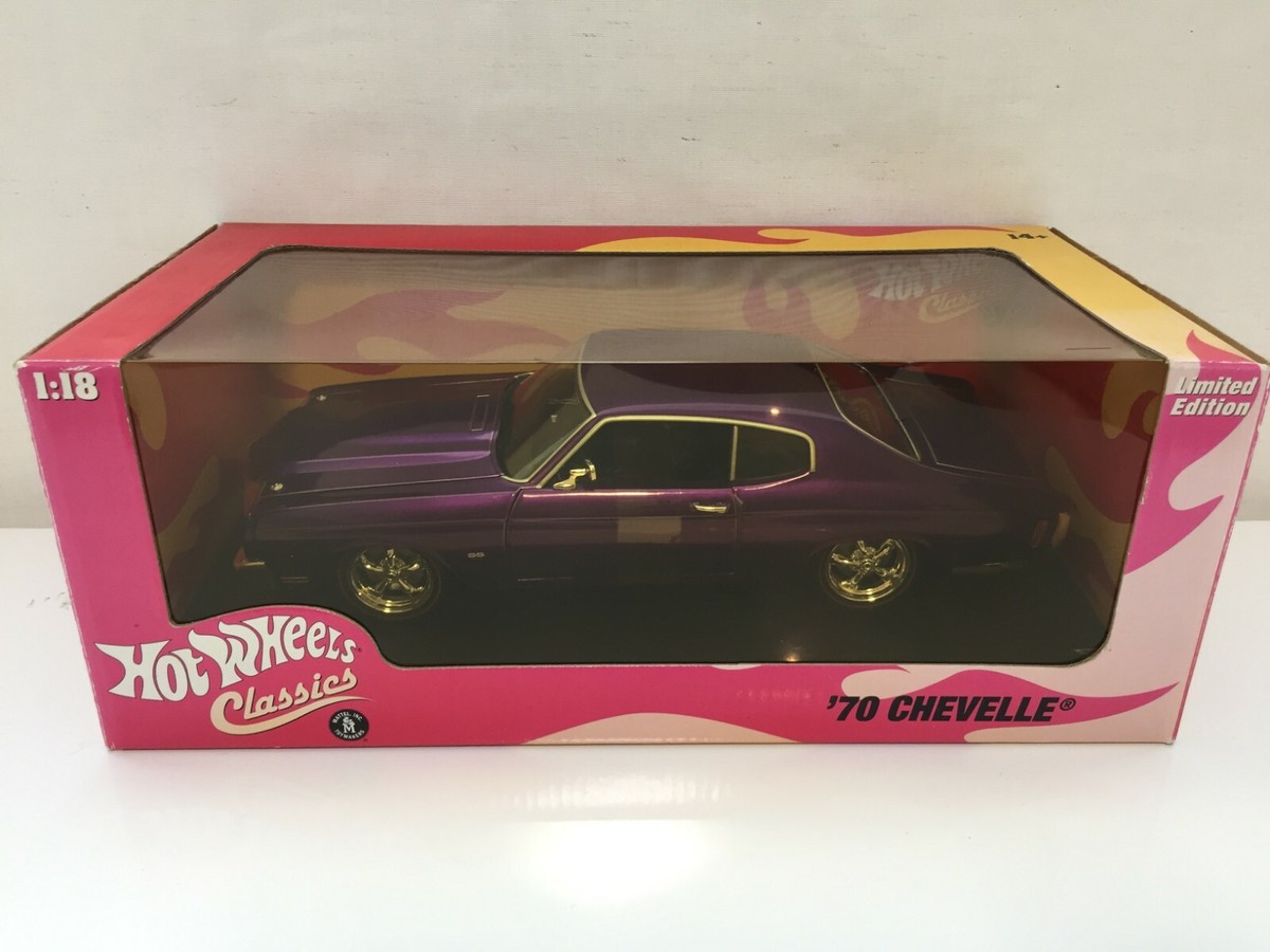 Hotwheels’’Classics 70CHEVELLE 1:18 Hot Wheels Classics 1:18 Limited Edition 1970 Purple