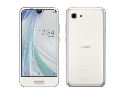 【L-1-5064】AQUOS R2 compact SHV41 SHARP AQUOS R COMPACT WHITE MINI SHV41 ANDROID PHONE UNLOCKED