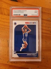 2019-20 Hoops #223 Jordan Poole Rookie Card PSA 9 Mint Warriors