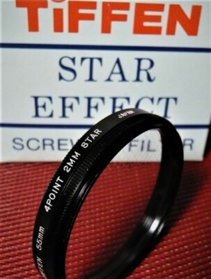  55mm  Tiffen  Professional Star effect 4 Pt.Filter.Made in Japan. NEW !