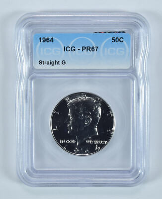 1964 Kennedy Half Dollar Straight G PR67 ICG | eBay
