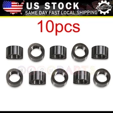 10PACK 02 O2 Oxygen Sensor Curve Notched Nut Bung M18 X 1.5 304 Stainless Steel
