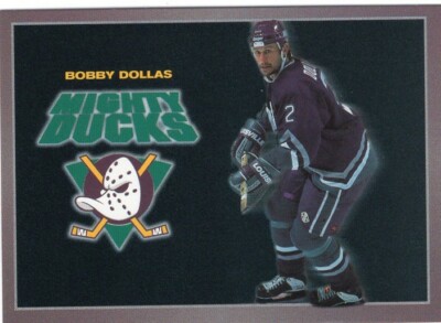 Bobby Dollas 1994-95 Anaheim Mighty Ducks Carl's Jr.