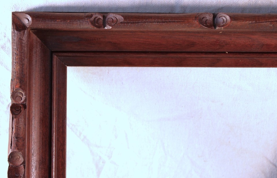 ANTIQUE FITS 15" X 24" GOLD GILT GESSO ORNATE AESTHETIC VICTORIAN