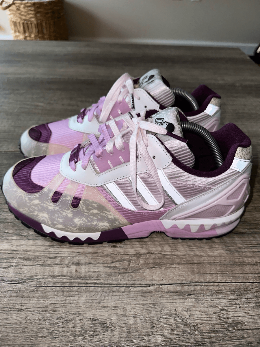 Pink Heytea Adidas Adidas Heytea X Zx 7000 'A-Zx Series In White