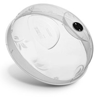 Mikrowellendeckel | Mikrowellen-Abdeckhaube Rund Transparent Aus Kunststoff 29Cm
