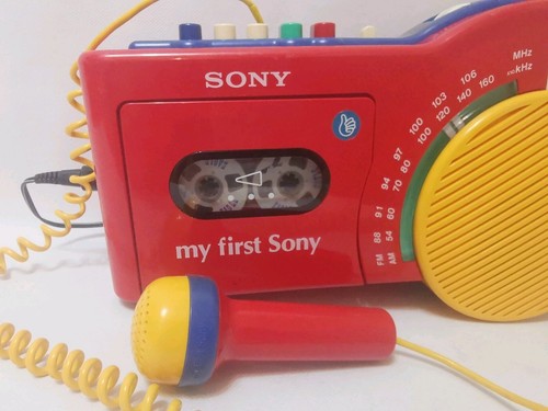 MY FIRST SONY CFM 2300 KINDER KASSETTENRECORDER Micro. NEUE RIEMEN FUNKTIONIERT - Bild 2 von 14