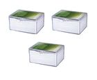 (Pack of 3) Ultra Pro 100-Card Hinged Plastic Boxes Holders For Trading Cards