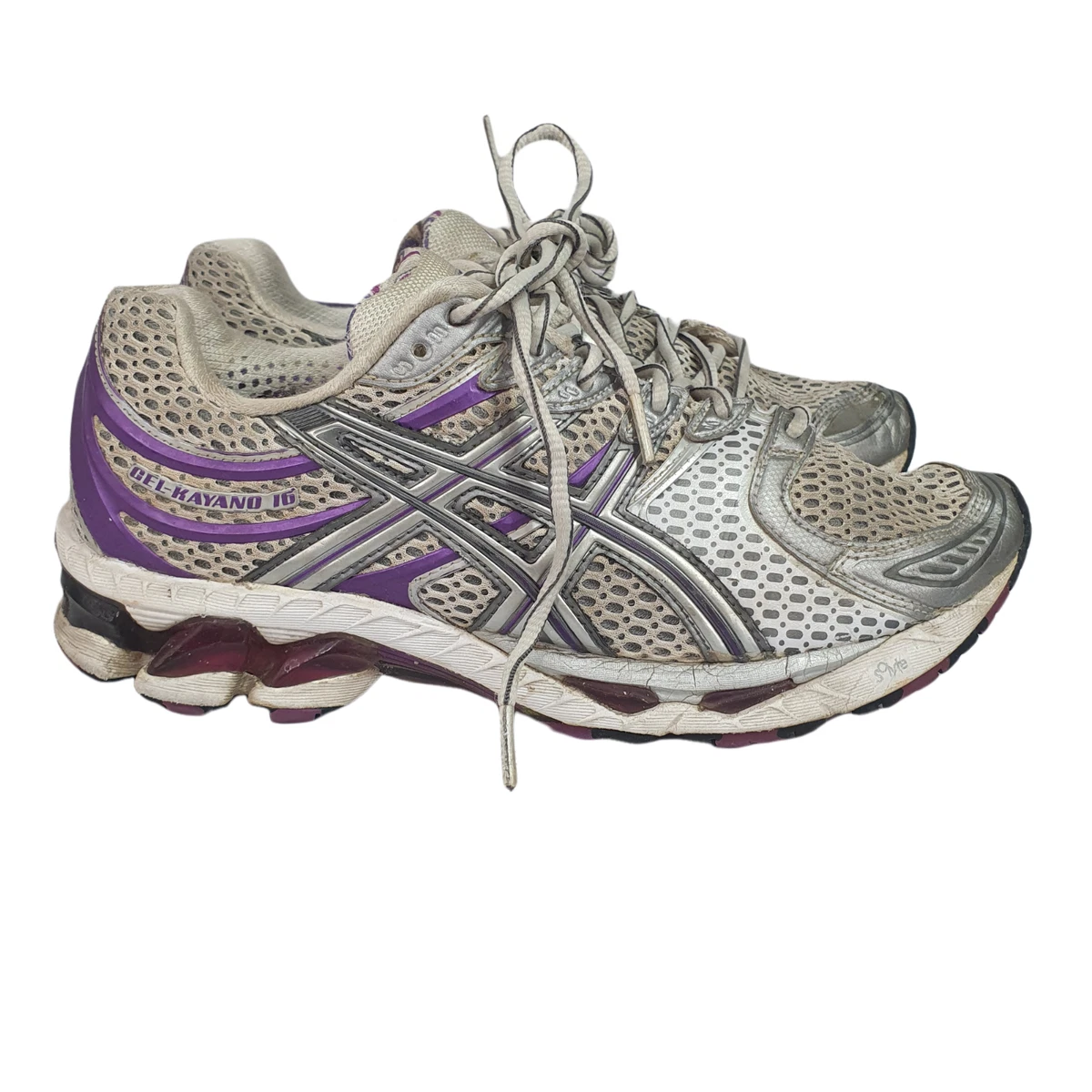 Couscous Gemengd Moment Asics Gel Kayano 16 Running Shoes Womens Size 9 Silver Purple Sneakers  T050N | eBay