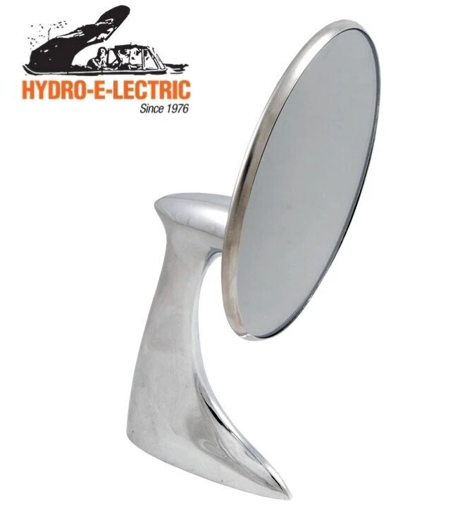 Espejo retrovisor lateral exterior cromado Ford 1949-1951 nuevo con junta - se adapta a diestro/derecho Foto 2 de 4