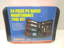 Duratool (GTK-036) PC Basic Maintenance Tool Kit with Carrying Case - 36 Pieces 