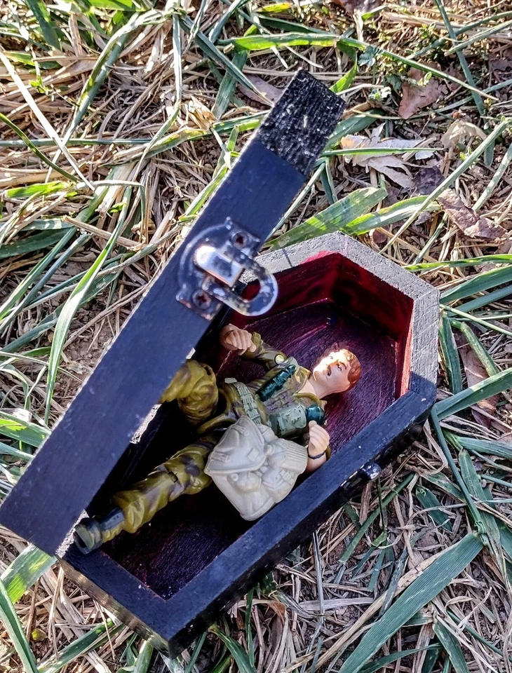 GI Joe ARAH 1985🔥TELE-VIPER MOCHILA COMPLETA ANTORCHA-PIE SUELTA y tarjeta de archivo Foto 3 de 4