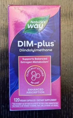 120 capsules,  DIM-PLUS Nature's Way DIM-Plus Estrogen Metabolism Exp. 06/26