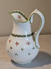 Antique Crown Staffordshire Jug. Pattern: 2865. Fine Bone China Floral Jug #1088